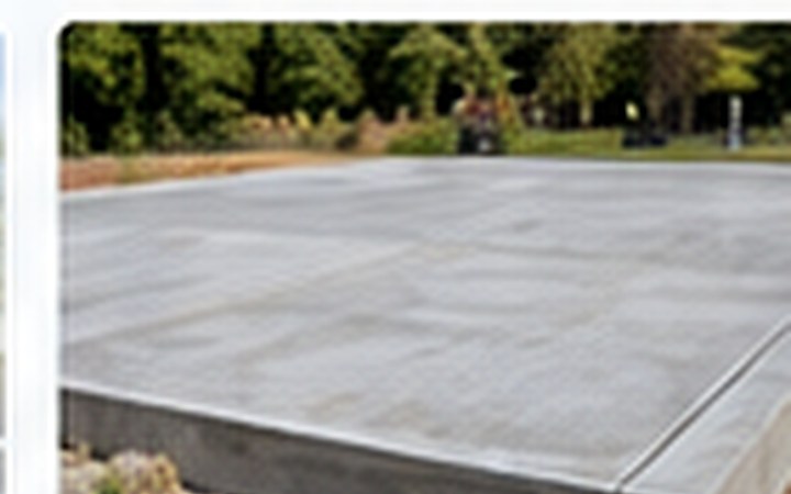 Concrete & Site Prep design example